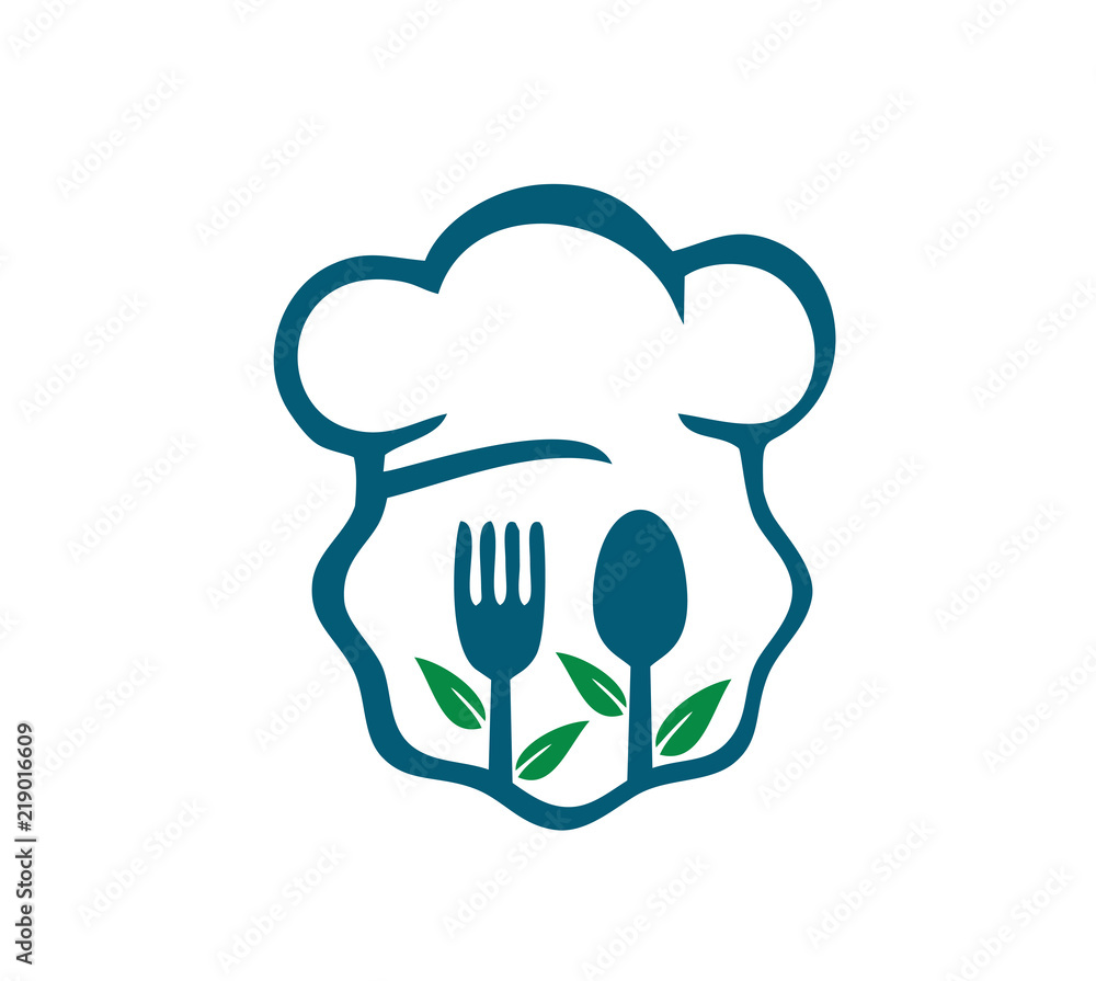 restaurant organic food logo restaurant organic food logo