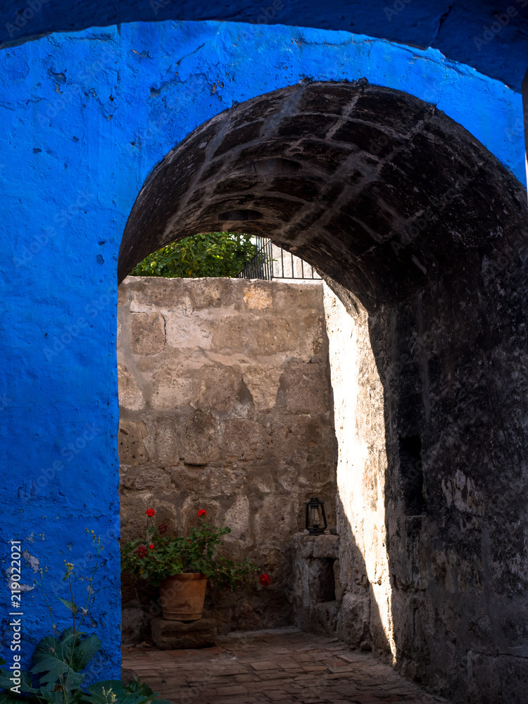Obraz premium Portal im San Agustin Kloster in Arequipa, Peru