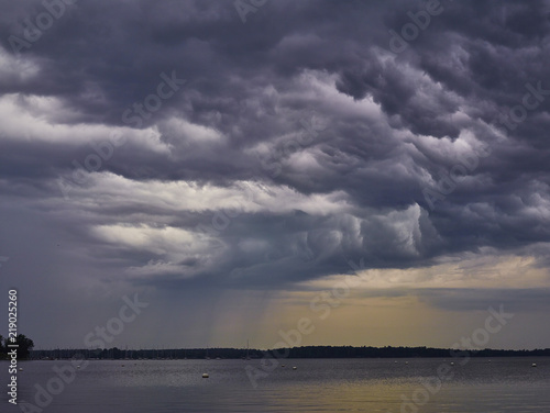 Ominous clouds on Lake Champlain 01