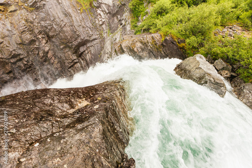 Videfossen waterfall in Norway photo