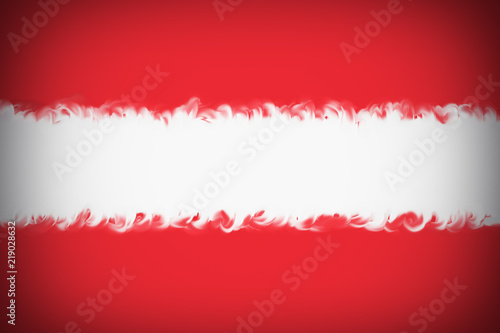 Beautiful Austrian flag close up