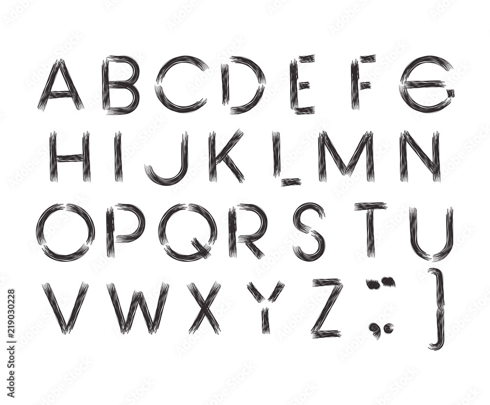 alphabet type font icons vector illustration design