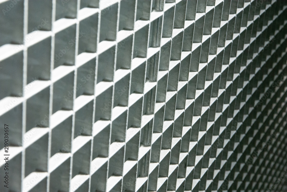 Close up silver mesh Close up silver mesh