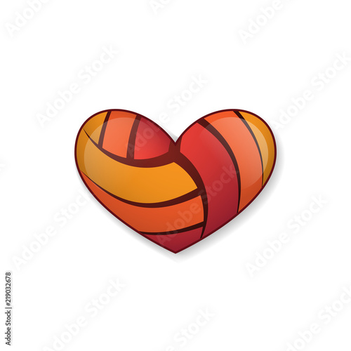Heart volleyball object