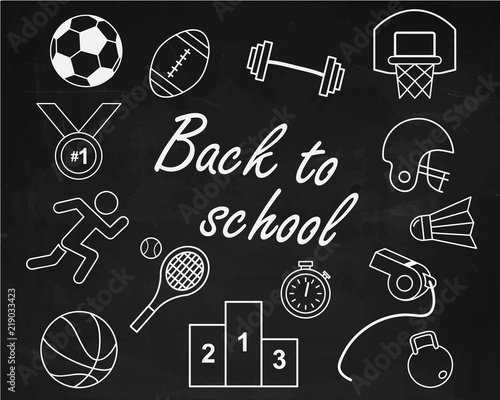 Back to school. sport lesson