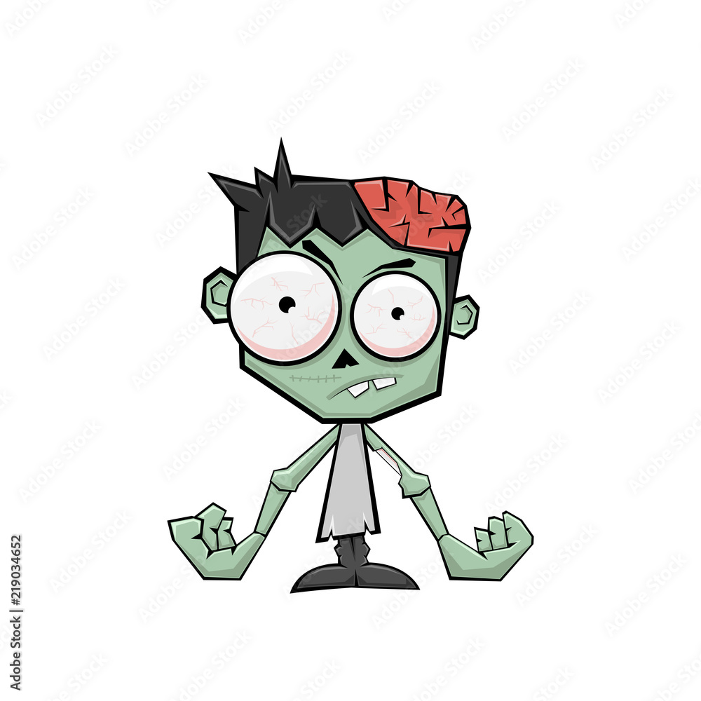 Fototapeta premium Halloween zombie