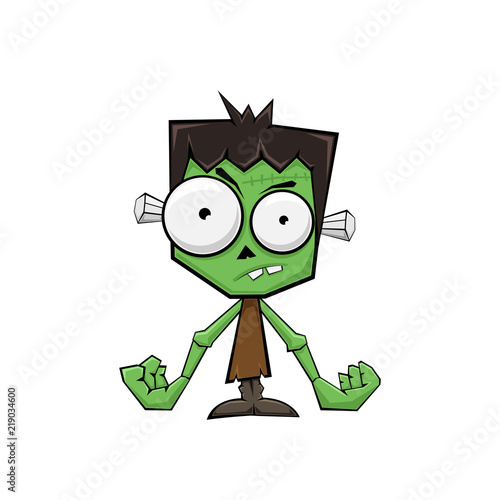 Halloween green monster