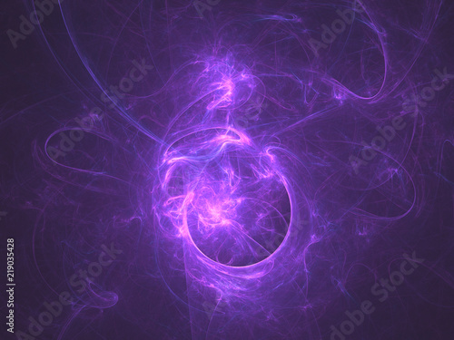 Purple smoke neon clouds abstract background