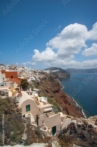 Fototapeta Naklejka Na Ścianę i Meble -  Santorini Oia Holiday Greece