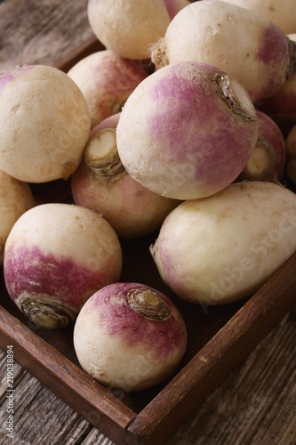 Valokuva preparing fresh turnip