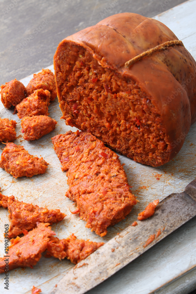 spicy nduja calabria sausage