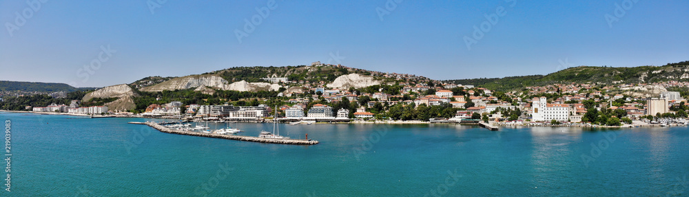 Balchik panorama view from the sea Balchik panorama view from the sea