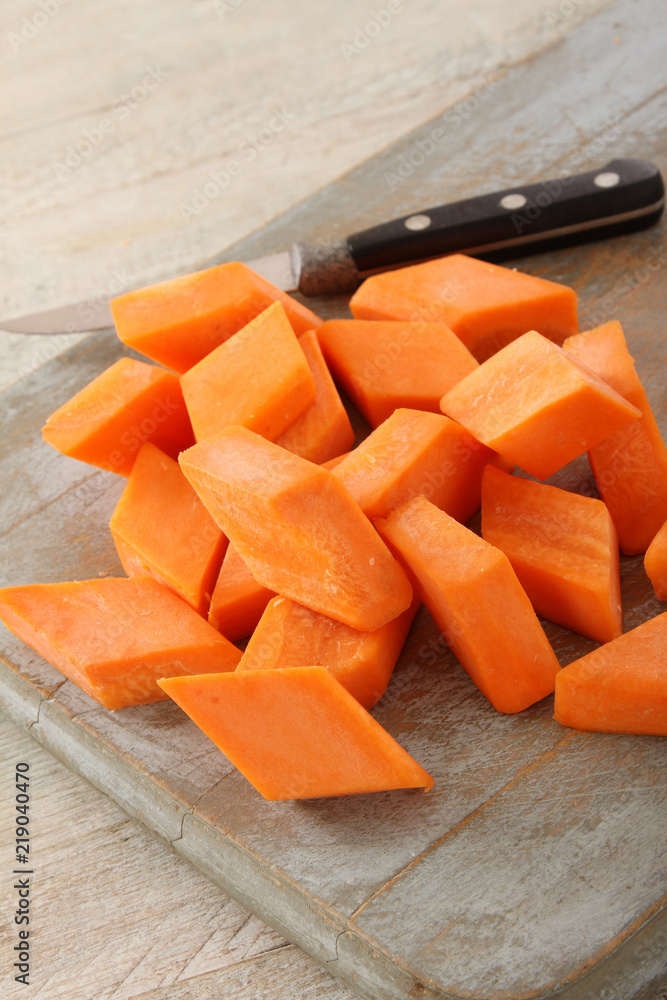 preparing fresh carrots preparing fresh carrots