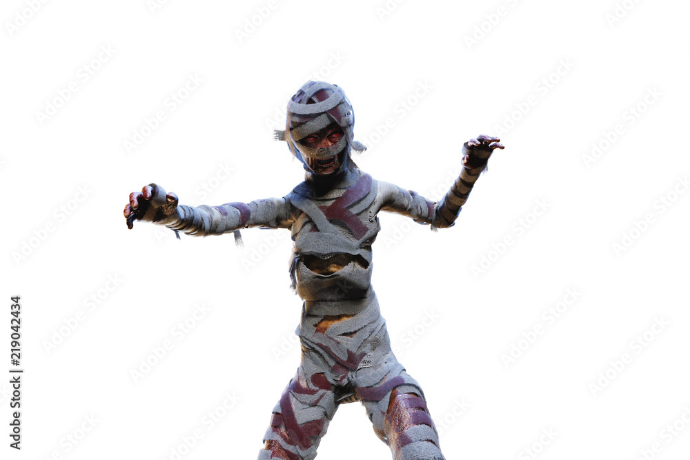 3D Illustration of a mummy on white background 3D Illustration of a mummy on white background