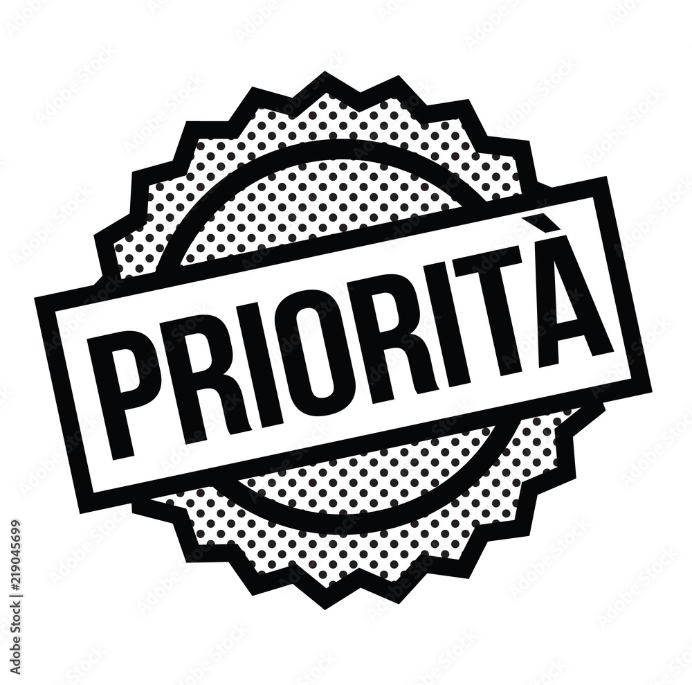 priority stamp on white priority stamp on white