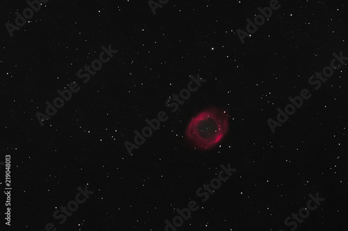 The Helix Nebula in the constellation Aquarius as seen from Mannheim in Germany.