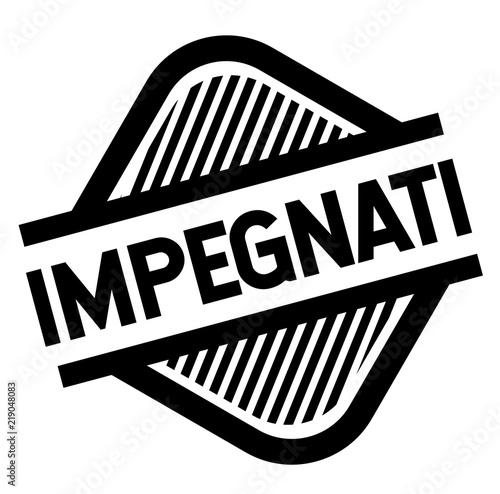 commited stamp on white