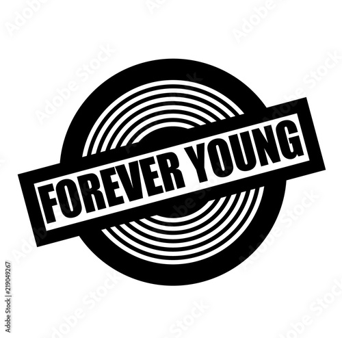 forever young black stamp