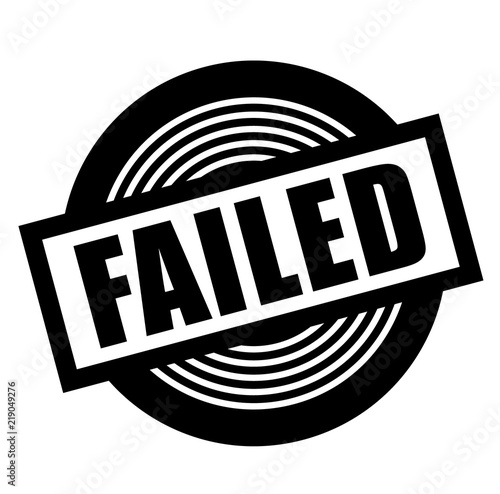 failed black stamp