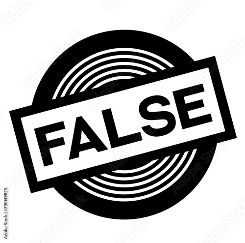false black stamp
