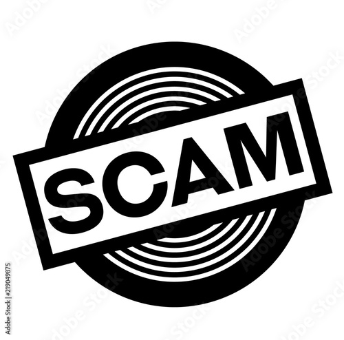 scam black stamp