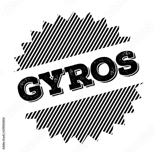 gyros black stamp