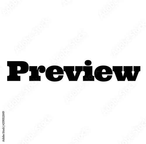 preview stamp on white