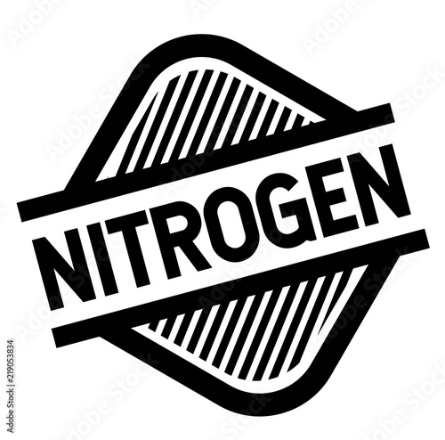 nitrogen stamp on white