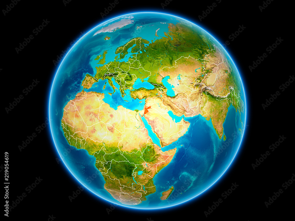 Jordan on Earth from space Jordan on Earth from space