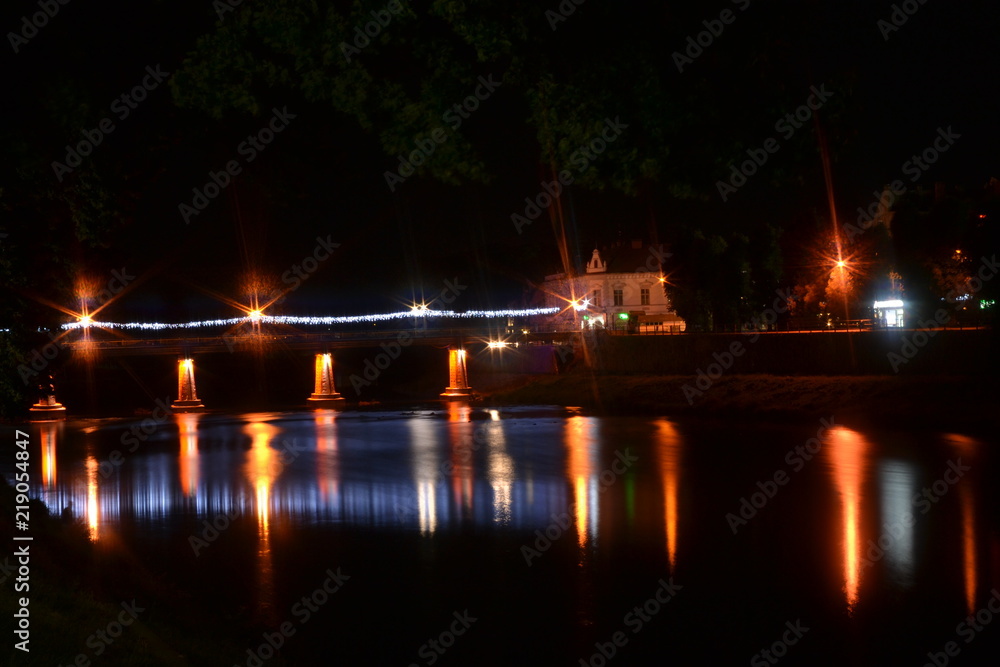 River Uzh at night