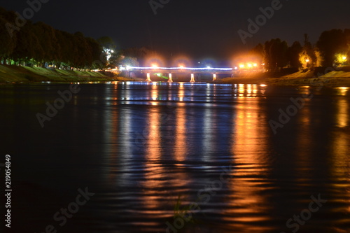River Uzh at night