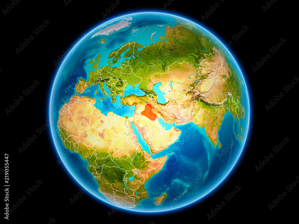 Iraq on Earth from space Iraq on Earth from space
