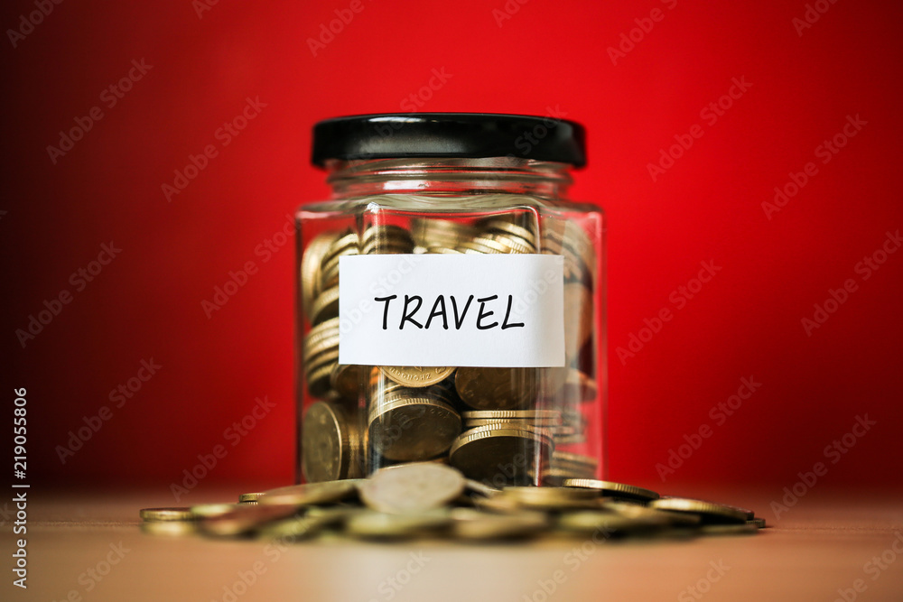 Saving For Travel Concept Saving For Travel Concept