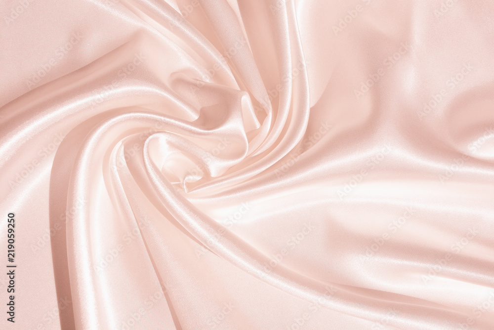 The texture of the satin fabric of pink color for the backgroundит - obrazy, fototapety, plakaty 