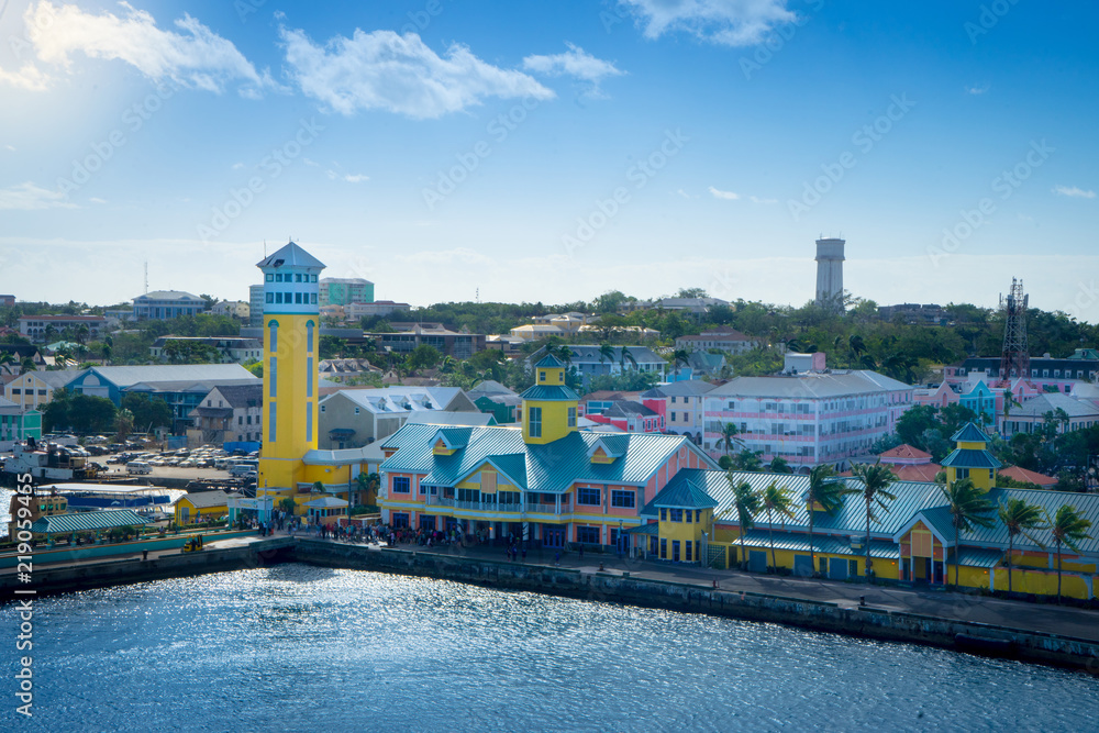 Fototapeta premium BAHAMAS PORT IN SUMMER