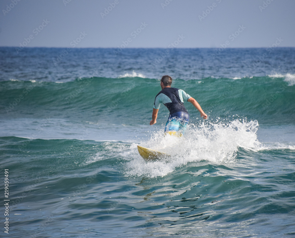 Kicking Out of a Wave in California Kicking Out of a Wave in California