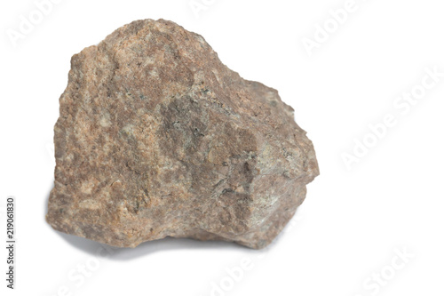 rhyolite stone isolate on white background photo