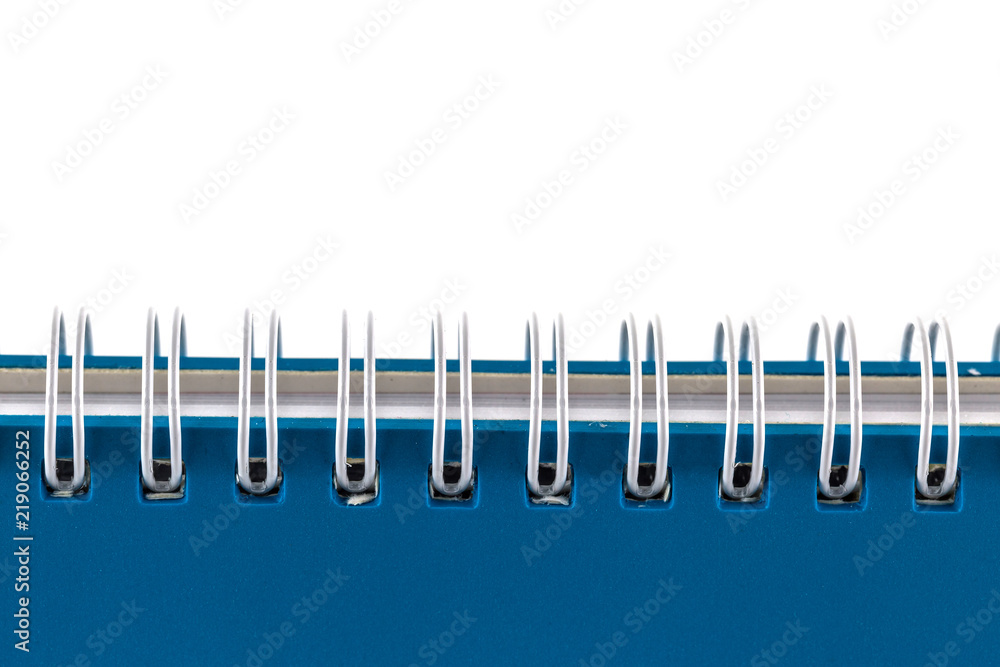 Blue notebook isolated on white Blue notebook isolated on white