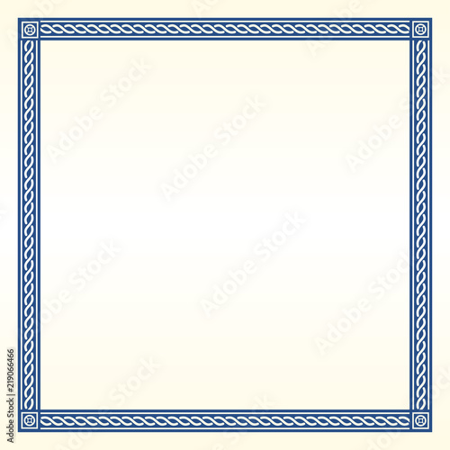 Traditional Chinese Blue Porcelain And White Jade Colors Background, The Great Wall Frame 