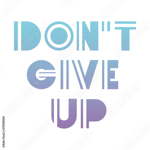 positive message with hand made font vector illustration design