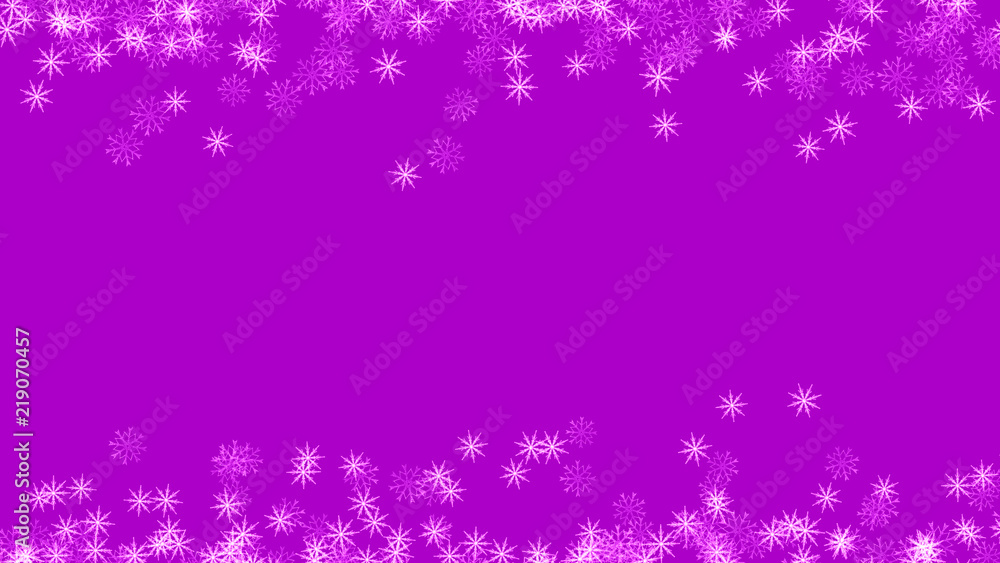 Abstract background with a variety of colorful snowflakes. Big and small. Abstract background with a variety of colorful snowflakes. Big and small.