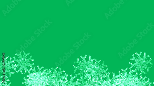 Wallpaper Mural Abstract background with a variety of colorful snowflakes. Big and small. Torontodigital.ca