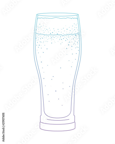glass with beverage icon vector illustration design
