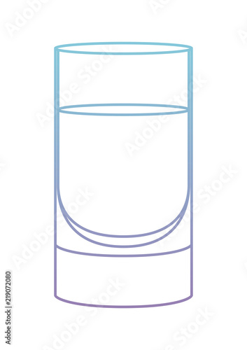 glass with beverage icon vector illustration design