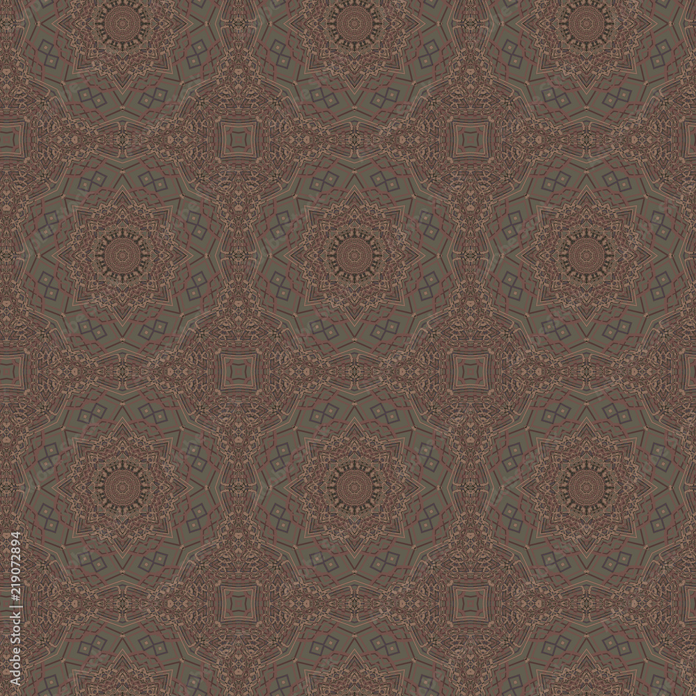 Seamless color lace pattern. With thin various lines.