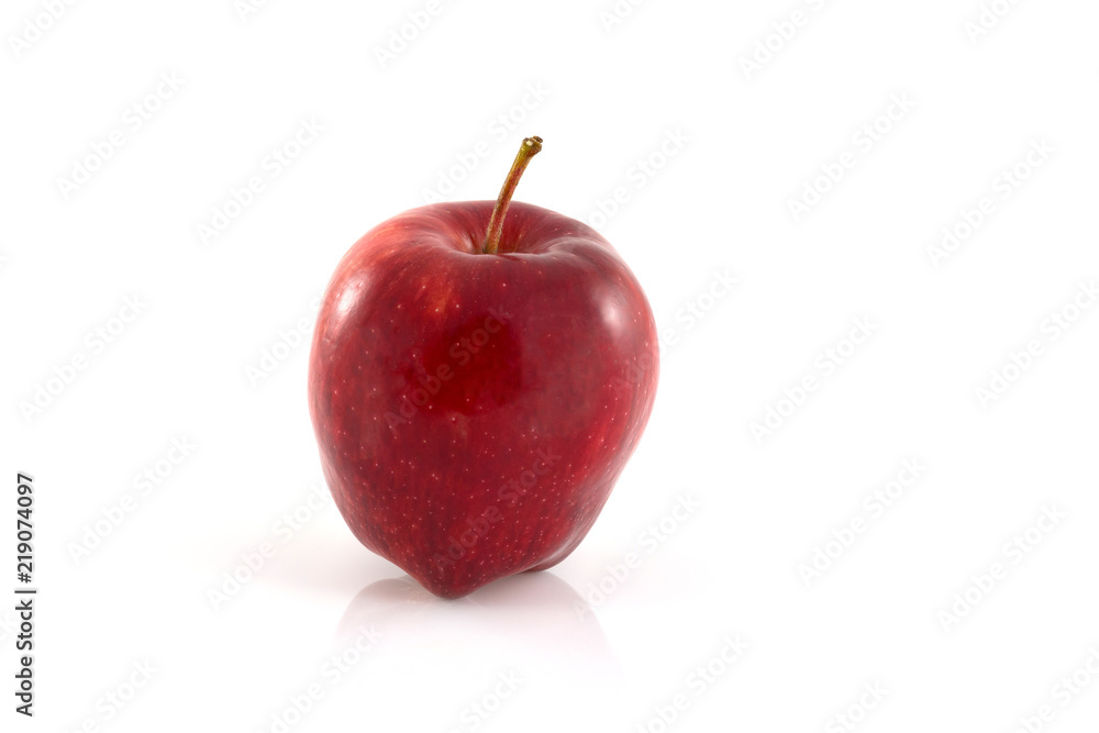 Fresh Ripe red apple isolated on a white Fresh Ripe red apple isolated on a white