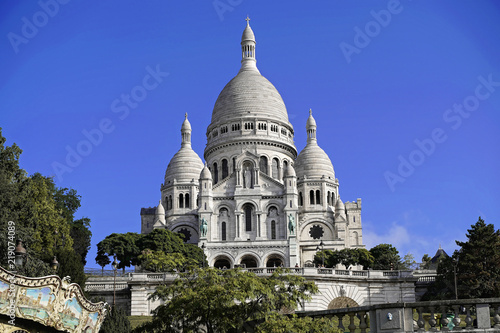 Kathedrale Sacre Couer, Montmartre, Paris, Region Île-de-France, Frankreich, Europa