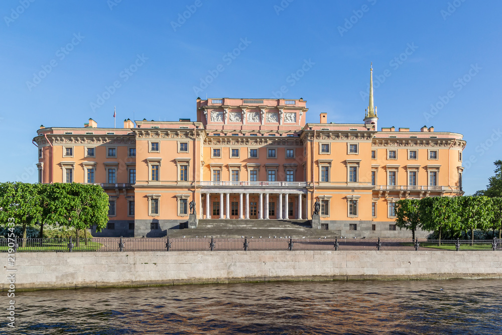 Engineering Castle on the Fontanka Embankment in St. Petersburg