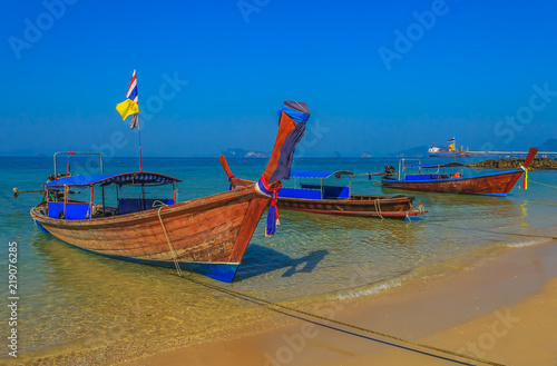 Longtail boats in Thailand © SvetlanaSF