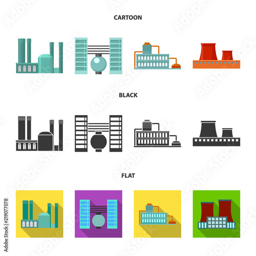 Industry, production.Factory set collection icons in cartoon,black,flat style vector symbol stock illustration web.